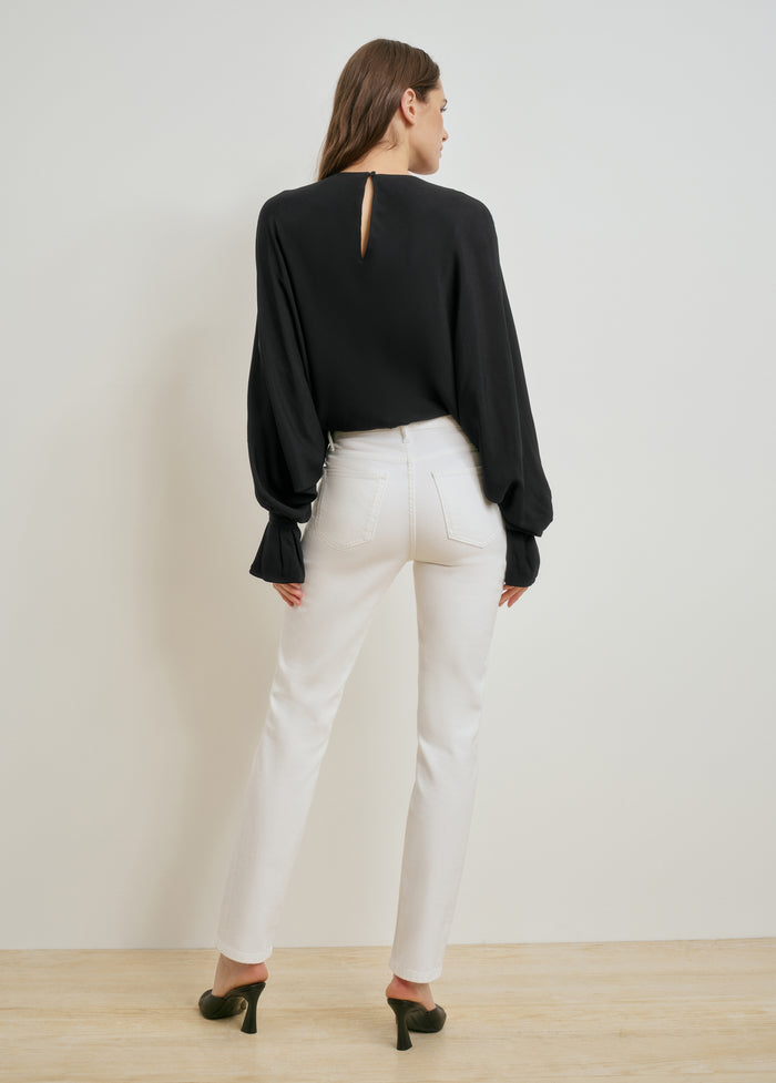 THE JEN MID RISE SLIM STRAIGHT