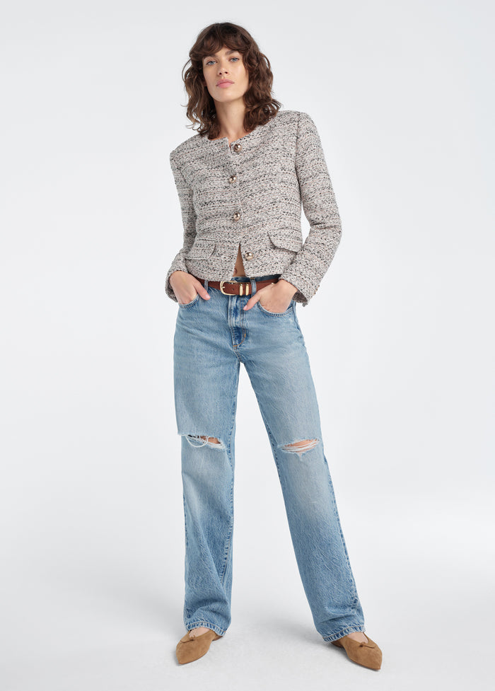 pink tweed