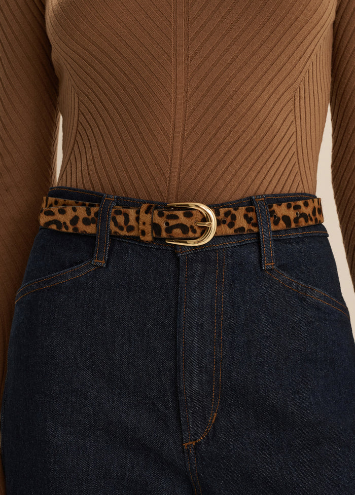 THE LEOPARD FAVORITE BELT