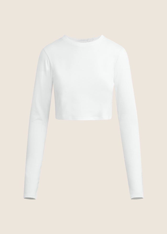 THE LONG SLEEVE LAURA CROP TOP