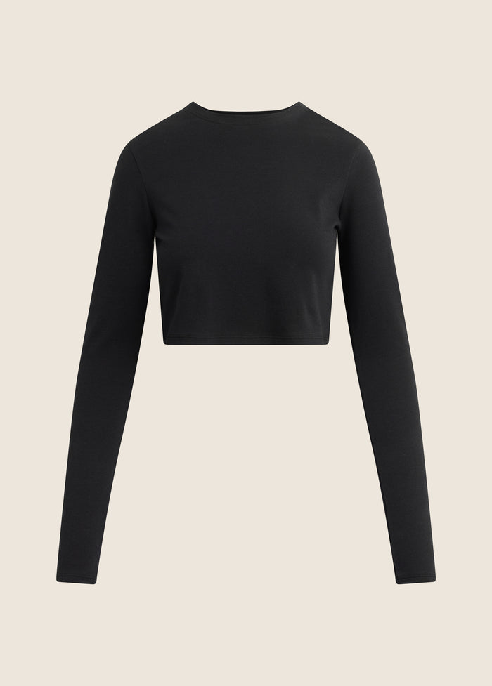 THE LONG SLEEVE LAURA CROP TOP