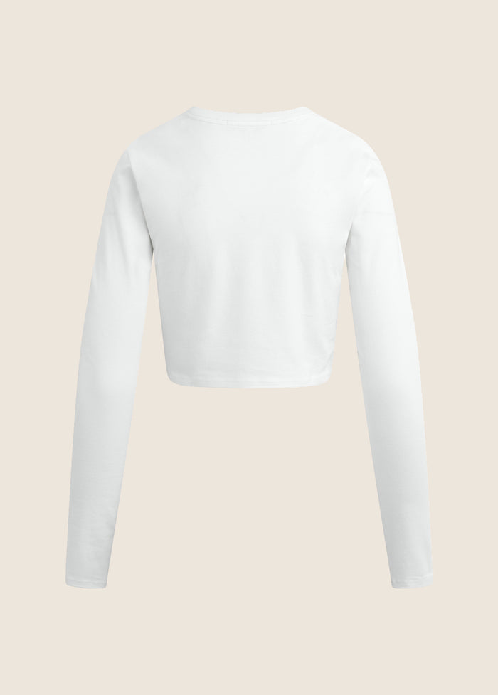 THE LONG SLEEVE LAURA CROP TOP