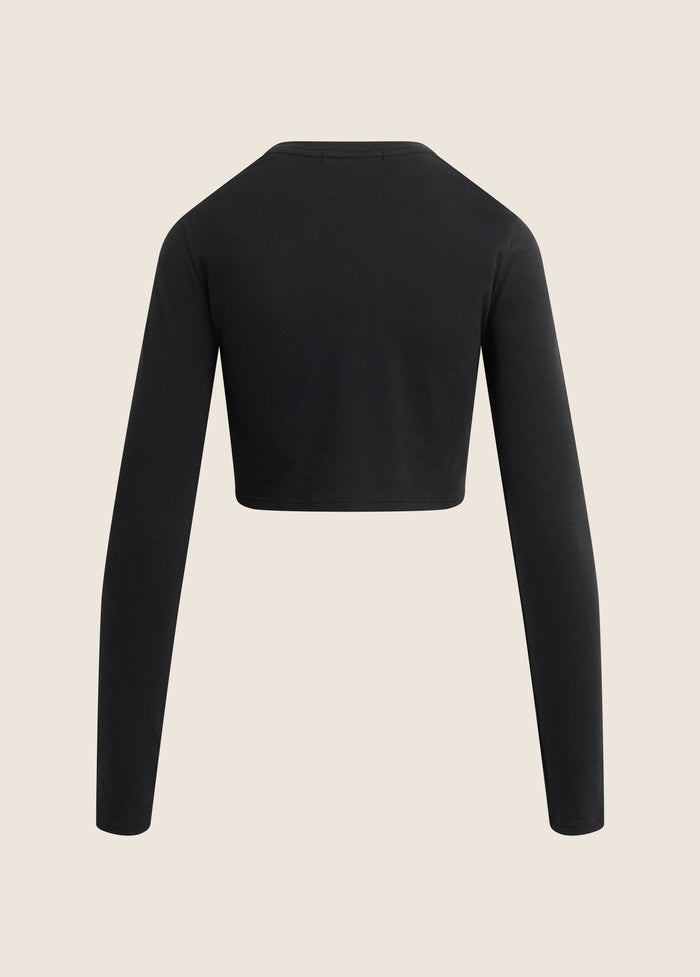 THE LONG SLEEVE LAURA CROP TOP