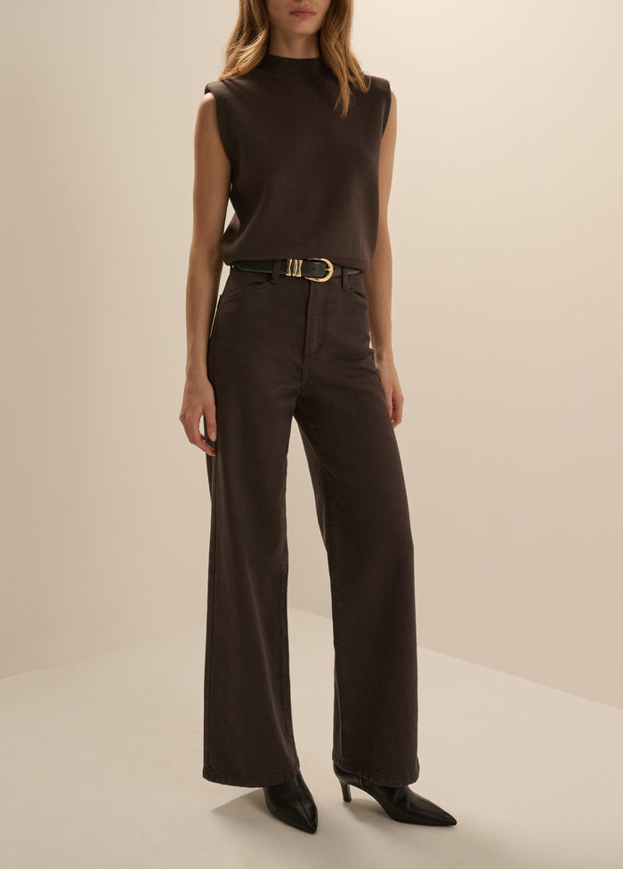 THE MISCHA SUPER HIGH RISE WIDE LEG ANKLE