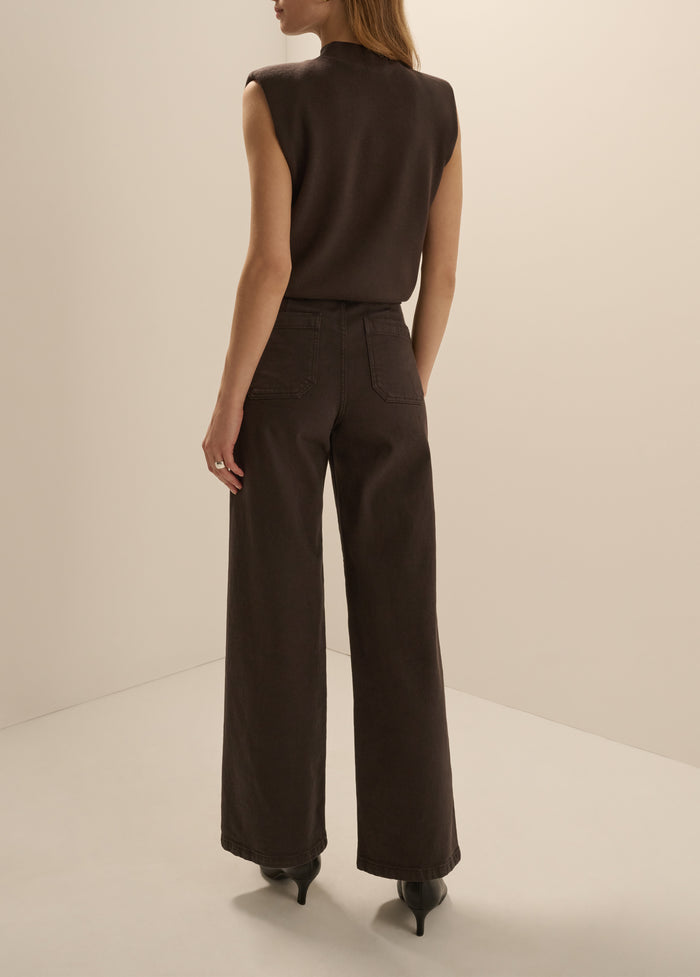 THE MISCHA SUPER HIGH RISE WIDE LEG ANKLE