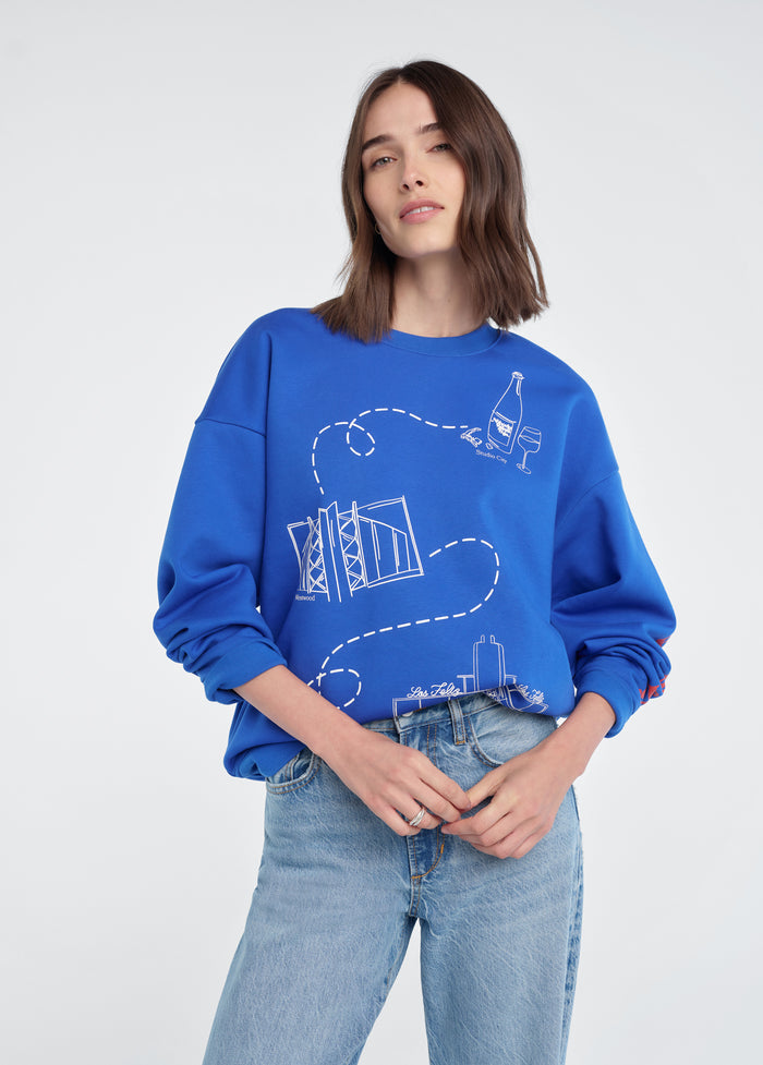 bright blue