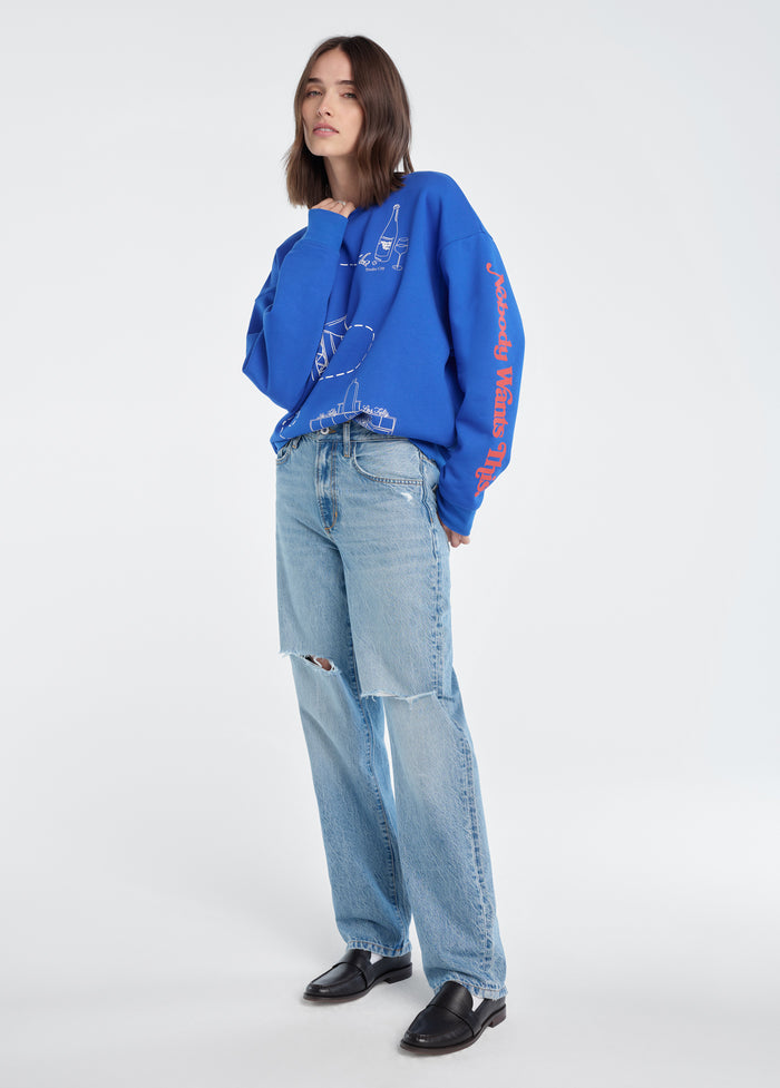 bright blue