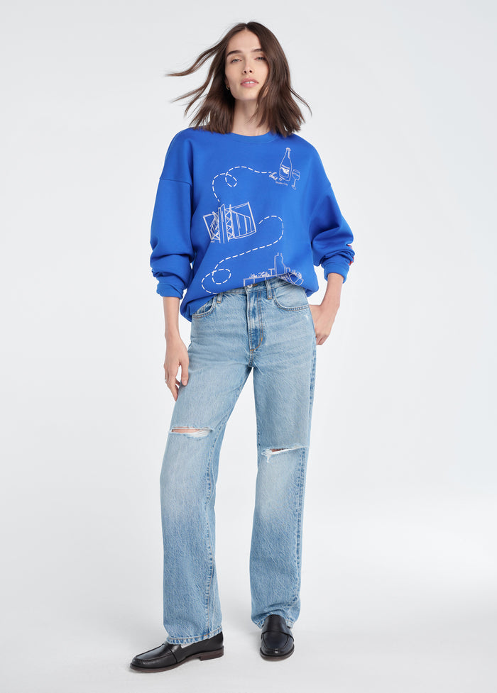 bright blue