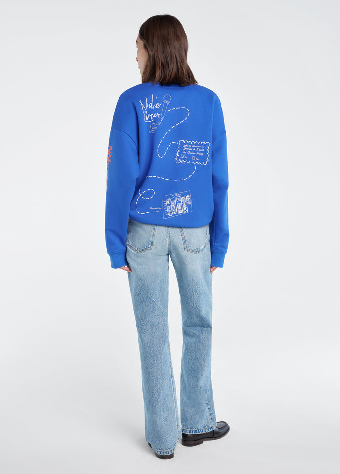 bright blue