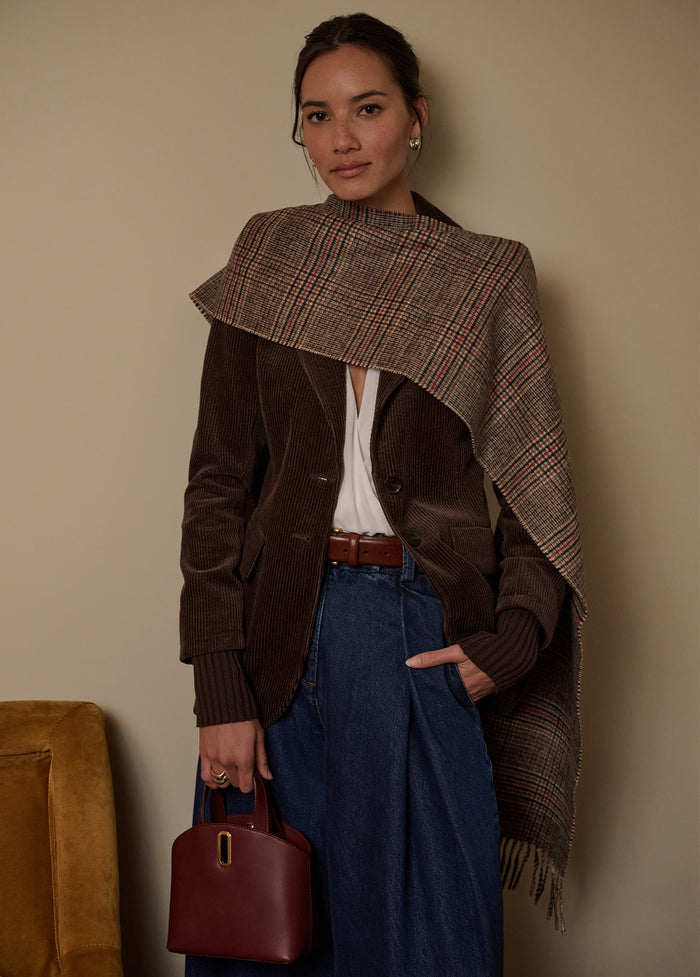 THE PLAID FRINGE SCARF