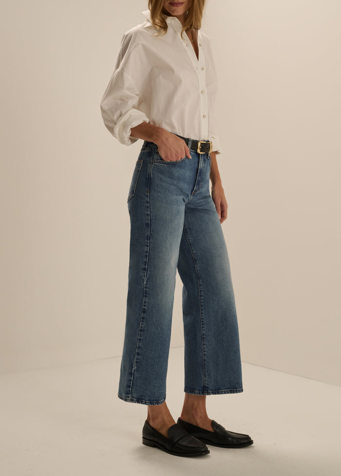 THE RUBY MID RISE WIDE LEG STRAIGHT