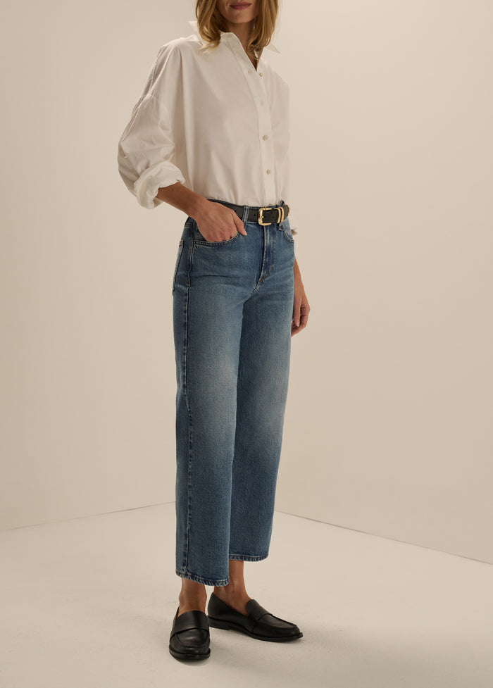 THE RUBY MID RISE WIDE LEG STRAIGHT