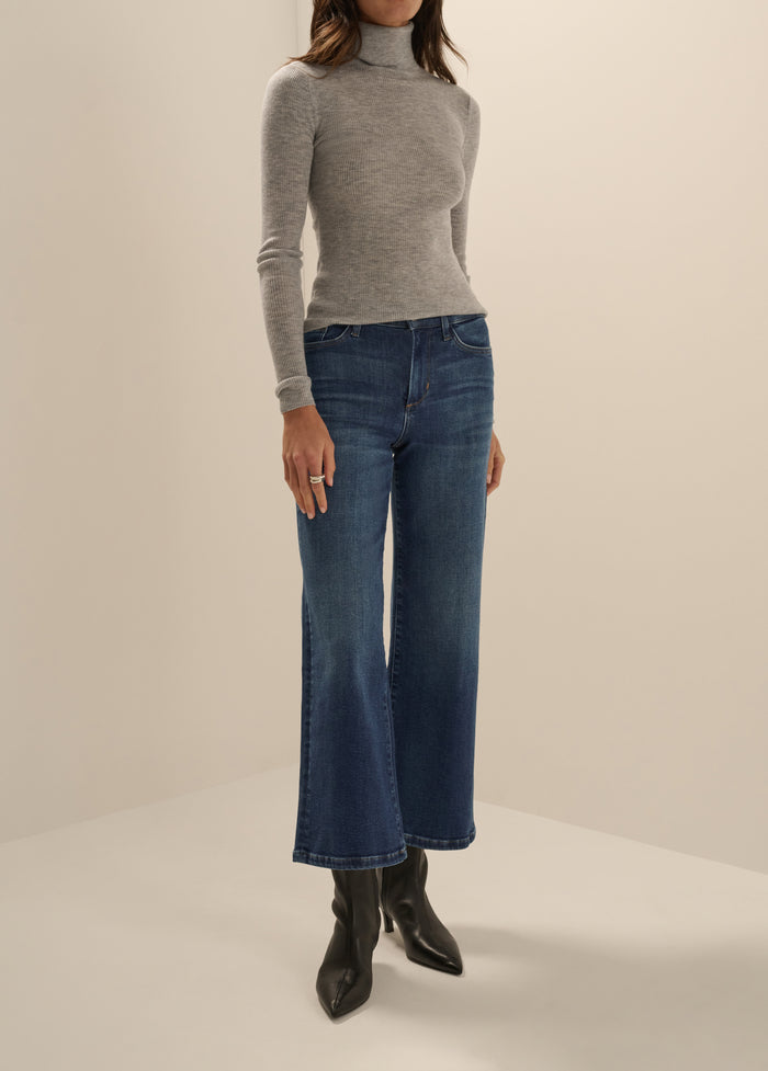 THE RUBY MID RISE WIDE LEG STRAIGHT