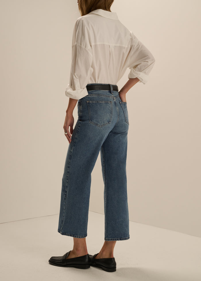 THE RUBY MID RISE WIDE LEG STRAIGHT