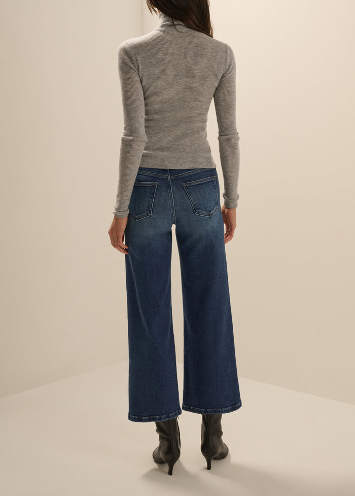THE RUBY MID RISE WIDE LEG STRAIGHT