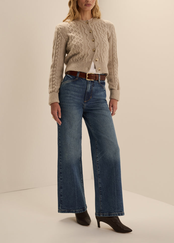 THE SHORTIE MISCHA SUPER HIGH RISE WIDE LEG