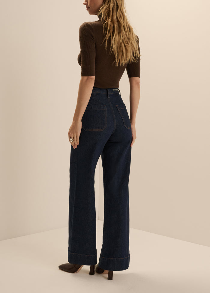 THE SHORTIE MISCHA SUPER HIGH RISE WIDE LEG