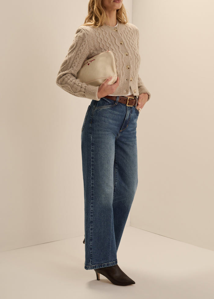 THE SHORTIE MISCHA SUPER HIGH RISE WIDE LEG