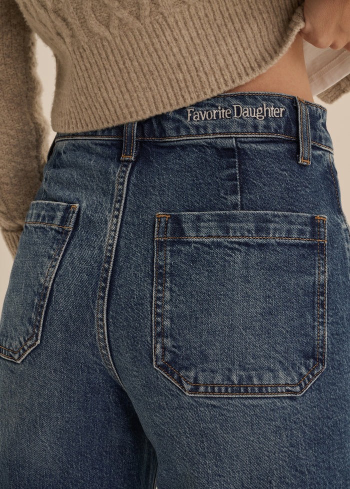 THE SHORTIE MISCHA SUPER HIGH RISE WIDE LEG