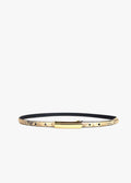 THE SNAKE PRINT LADY BELT