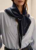 THE STITCHED TRIANGLE SCARF