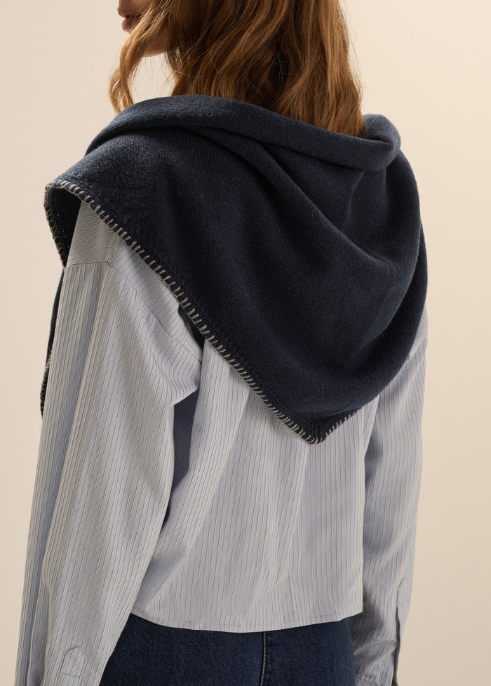 THE STITCHED TRIANGLE SCARF