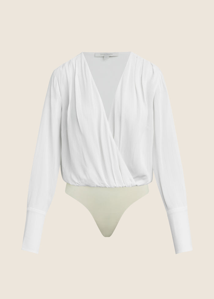 THE STRIPE JACQUARD DATE BLOUSE