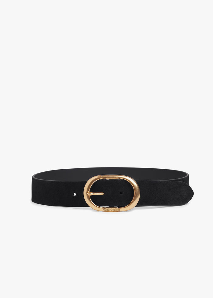 suede black antique brass
