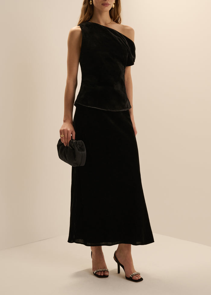 THE VELVET FAVORITE MAXI SKIRT