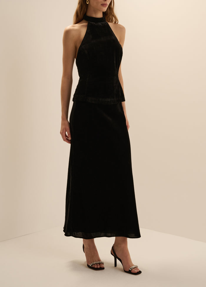 THE VELVET FAVORITE MAXI SKIRT