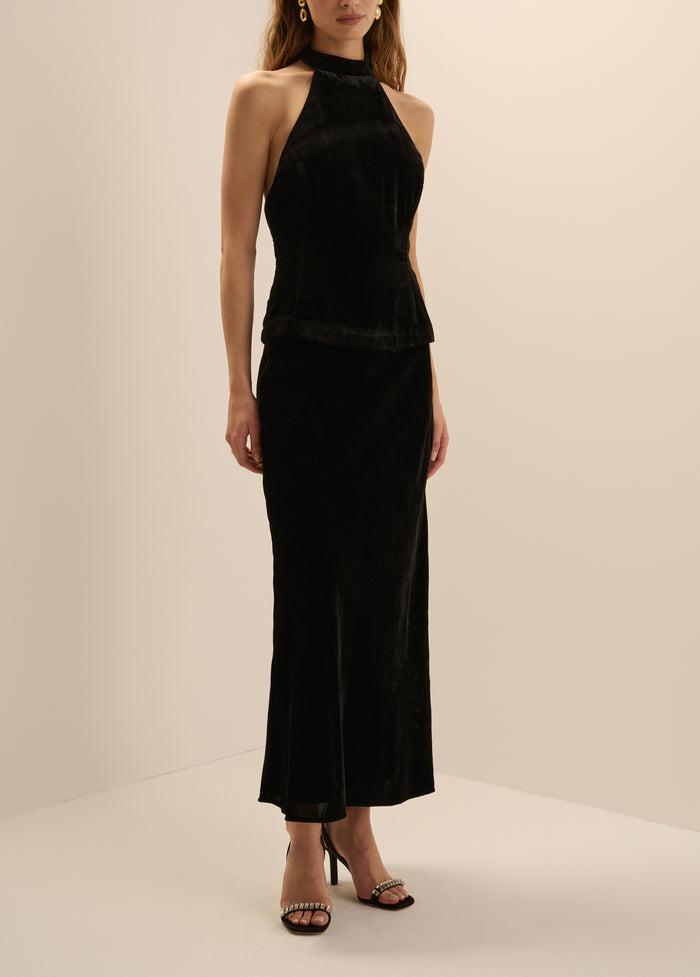 THE VELVET FAVORITE MAXI SKIRT