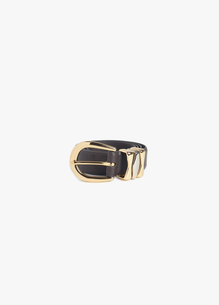 dark brown polished gold