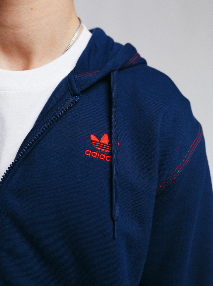 Trefoil Essentials Full Zip Hoodie