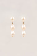 Trio Pearl Droplets - Gold