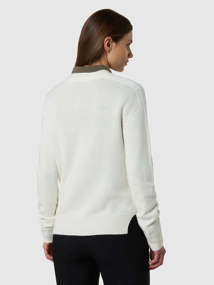 4 | Marshmallow | v-neck-12gg-knitwear-095546