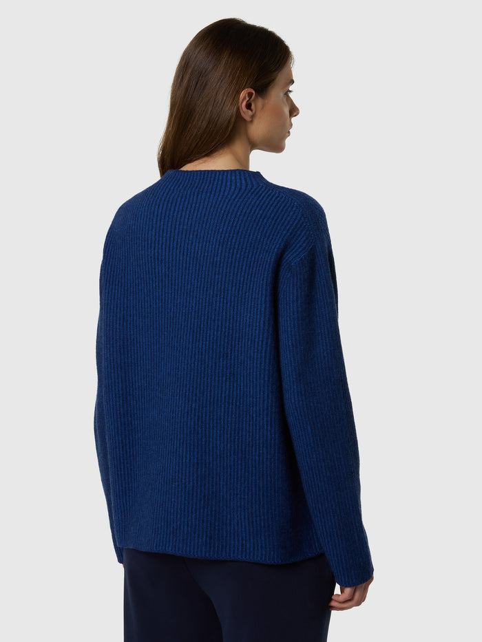 4 | Baritone blue | mockneck--5gg-knitwear-095567