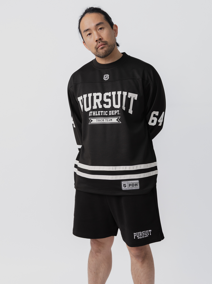 Varsity Hockey Jersey in Court Black