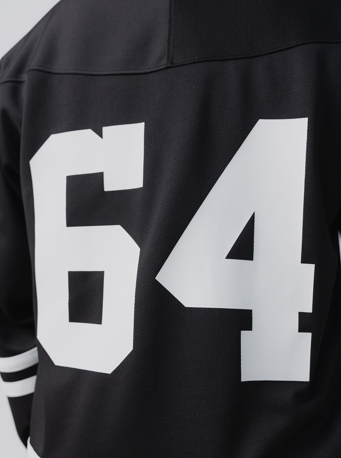 Varsity Hockey Jersey in Court Black