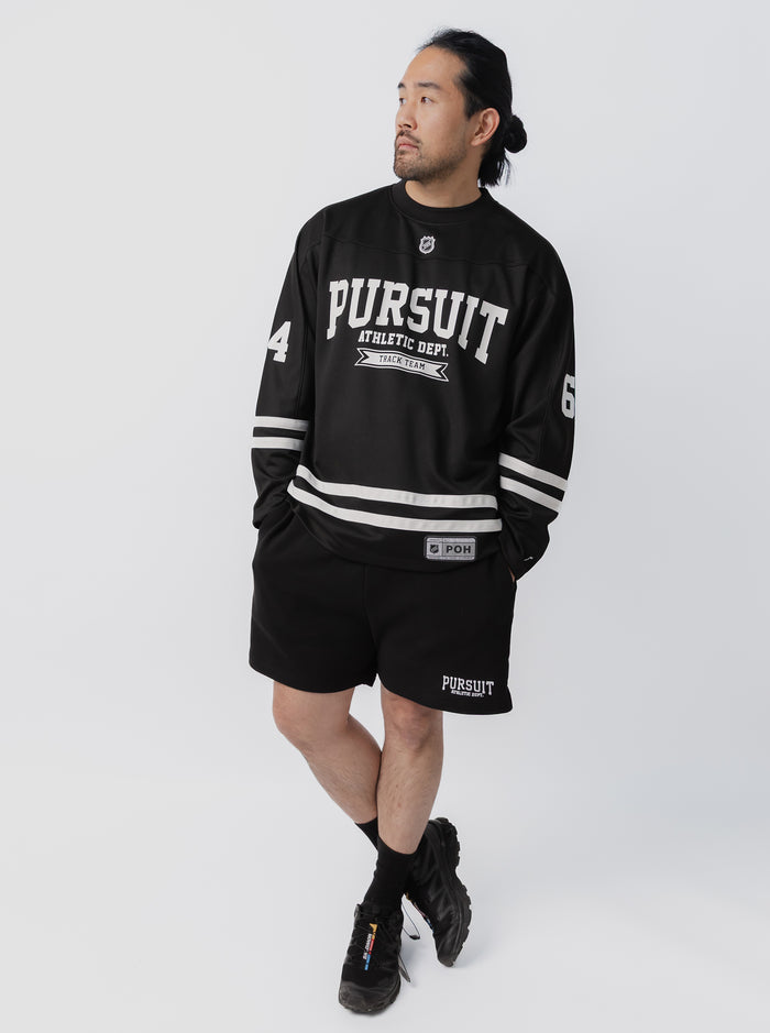 Varsity Hockey Jersey in Court Black