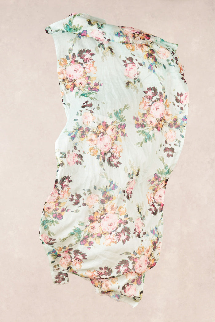 Vintage Floral Scarf - Multi