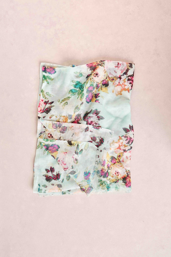 Vintage Floral Scarf - Multi