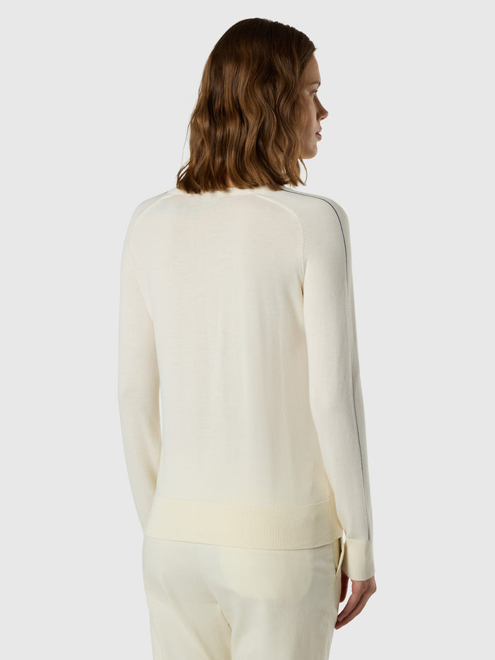 4 | Marshmallow | v-neck-polo-14gg-knitwear-095536