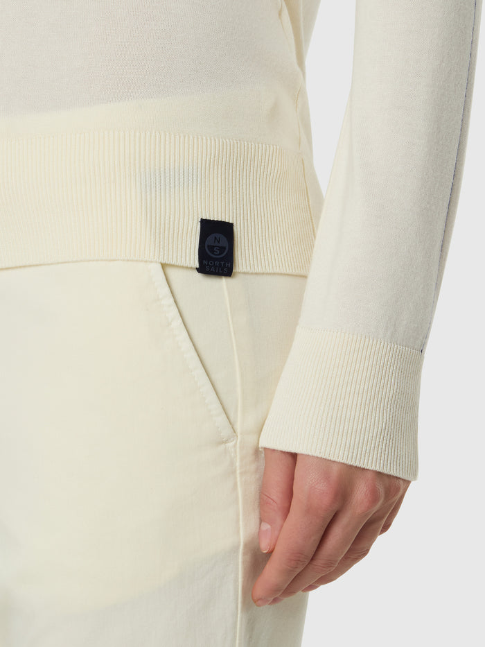 7 | Marshmallow | v-neck-polo-14gg-knitwear-095536