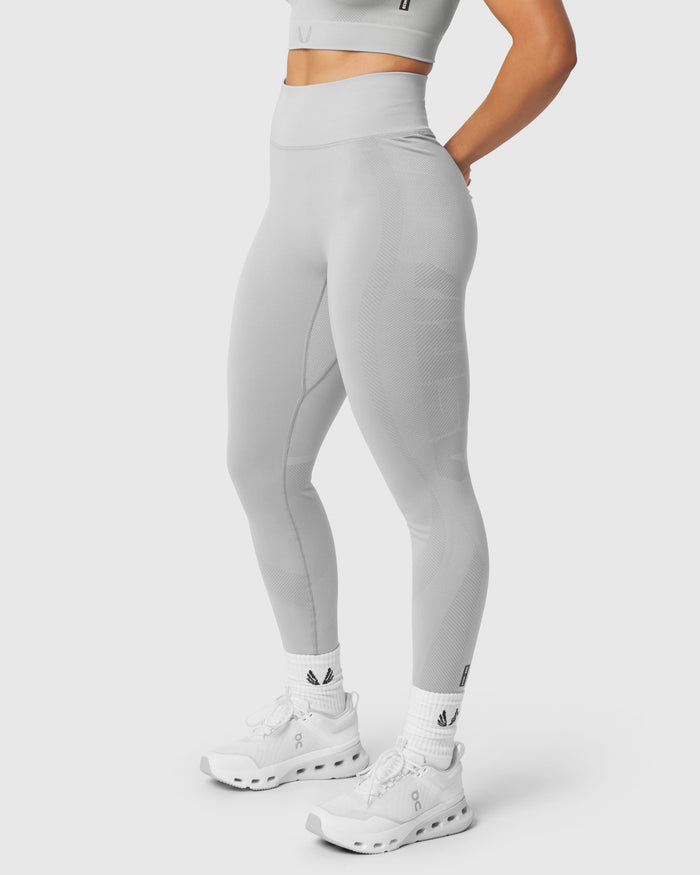 W114. Seamless Legging - Slate Grey