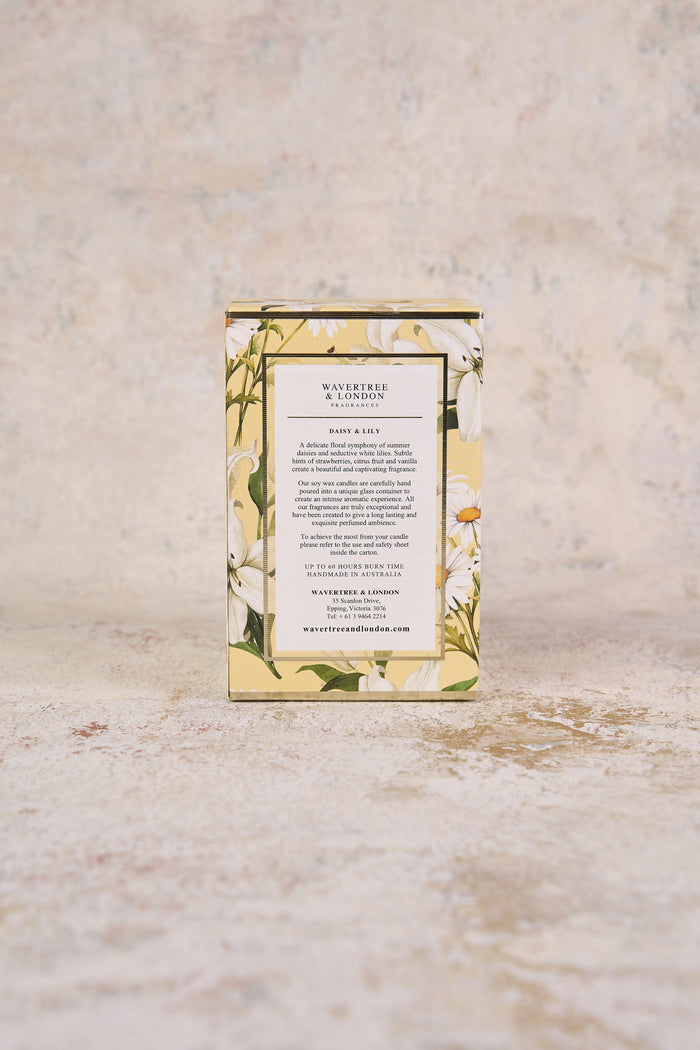 Wavertree Daisy and Lily Candle