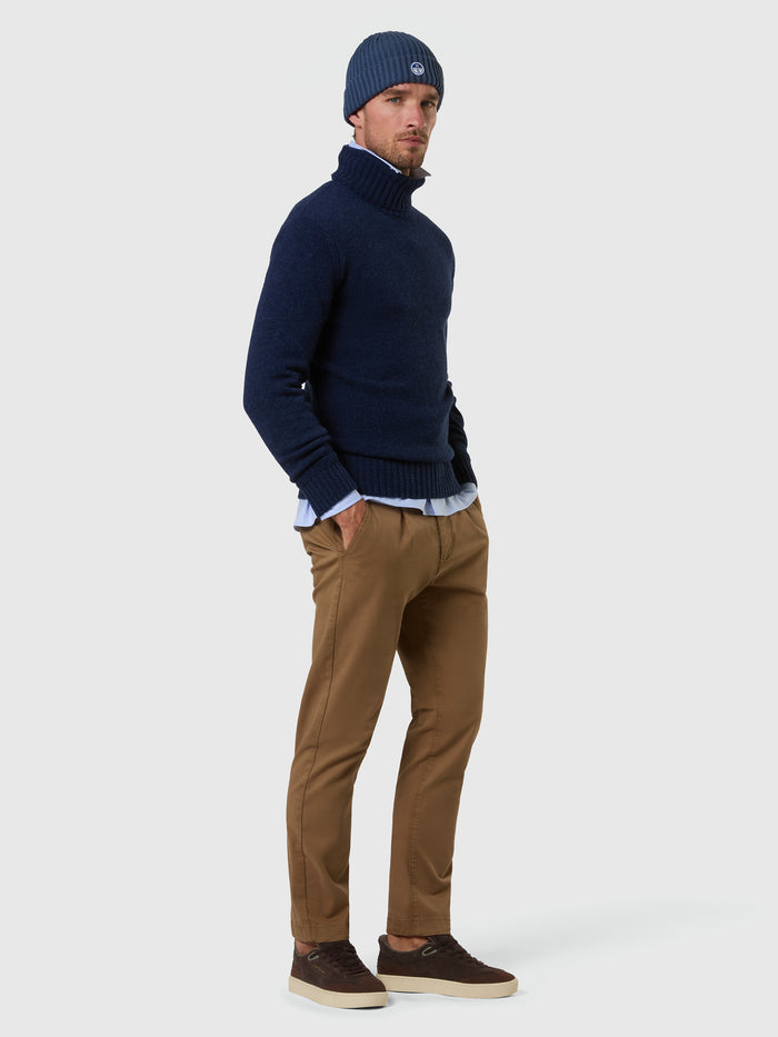 5 | China blue melange | turtle-neck-7gg-knitwear-699594