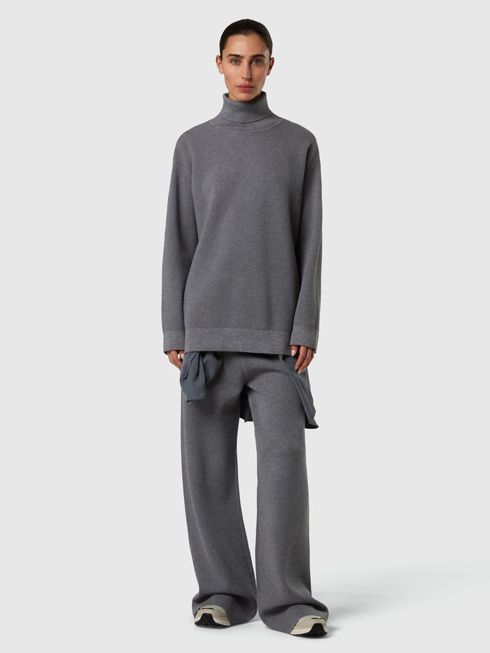 5 | Medium grey melange | turtle-neck-12gg-knitwear-095557
