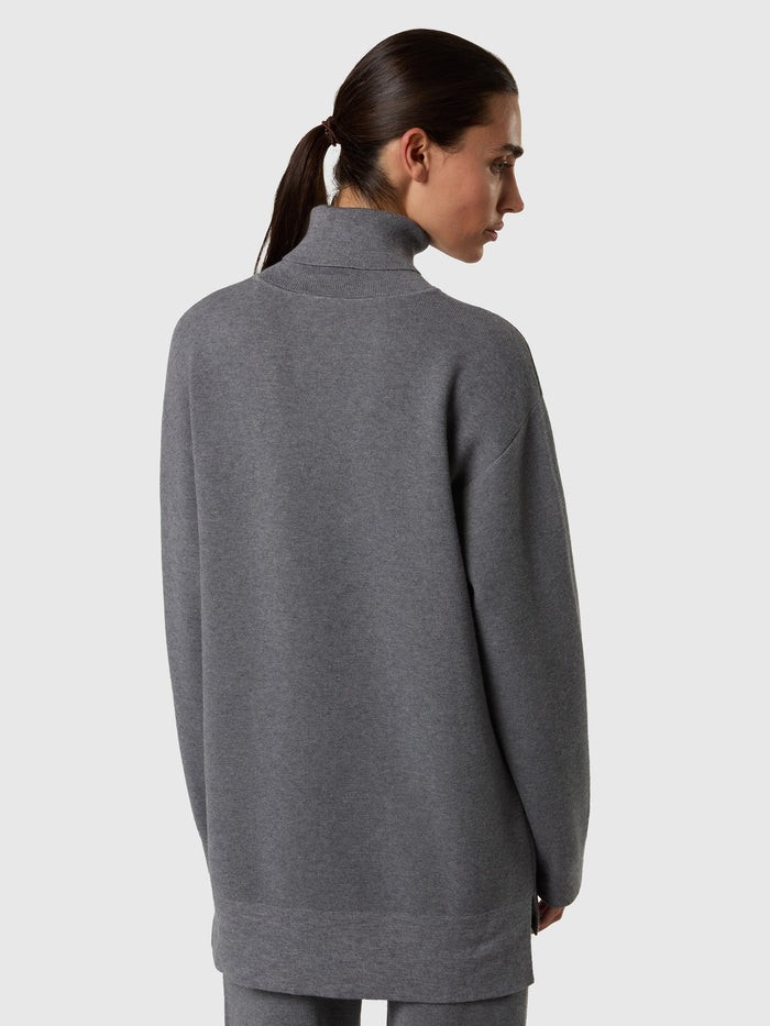 4 | Medium grey melange | turtle-neck-12gg-knitwear-095557