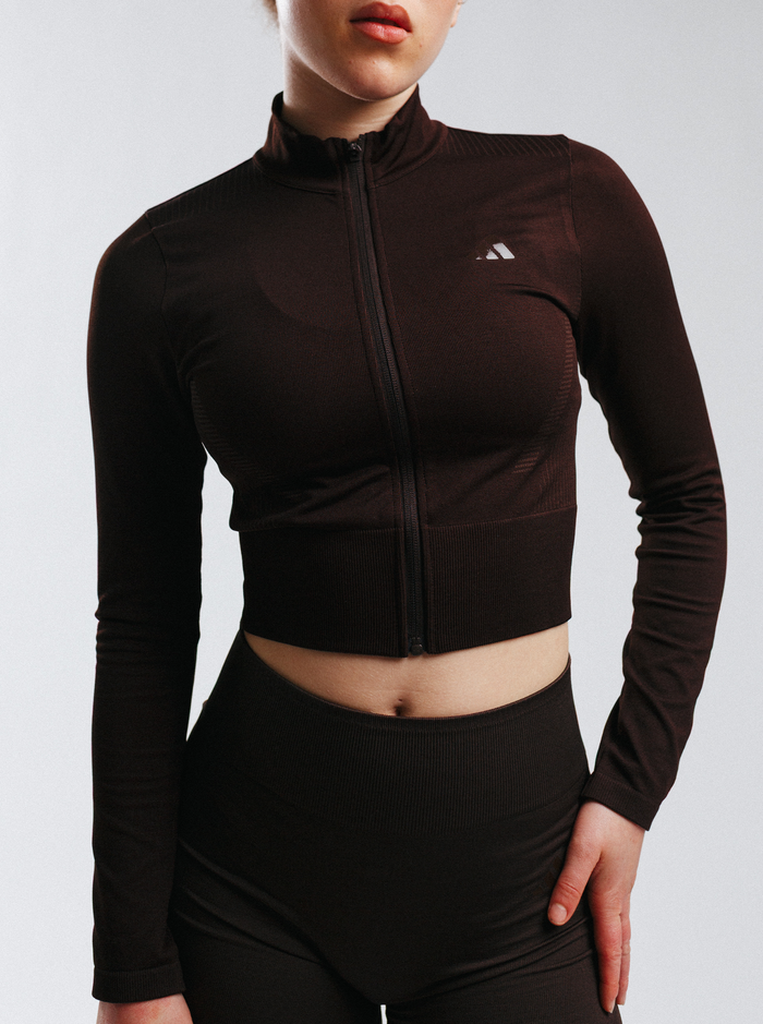 Workout Essentials Knit Zip Through Jacket